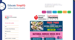 Desktop Screenshot of educatesimplify.com
