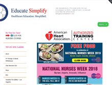 Tablet Screenshot of educatesimplify.com